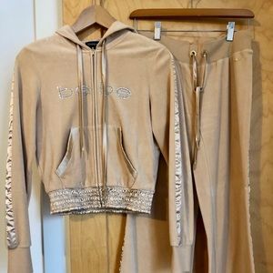 Bebe Velour tracksuit